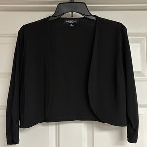 Girls Black Dress Bolero Size M